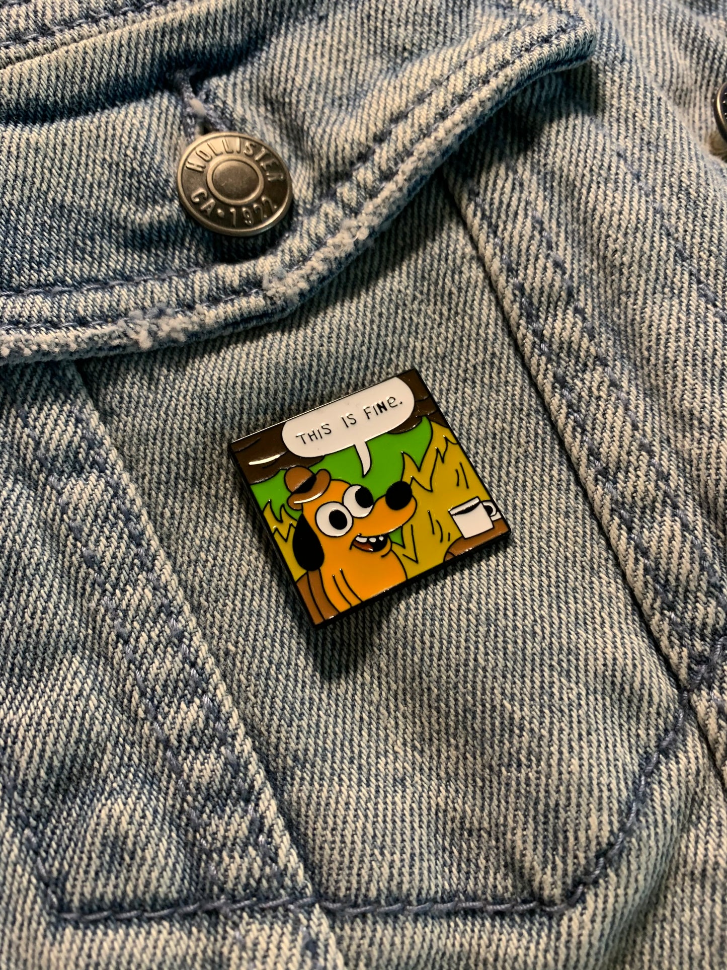 This is Fine (Square)