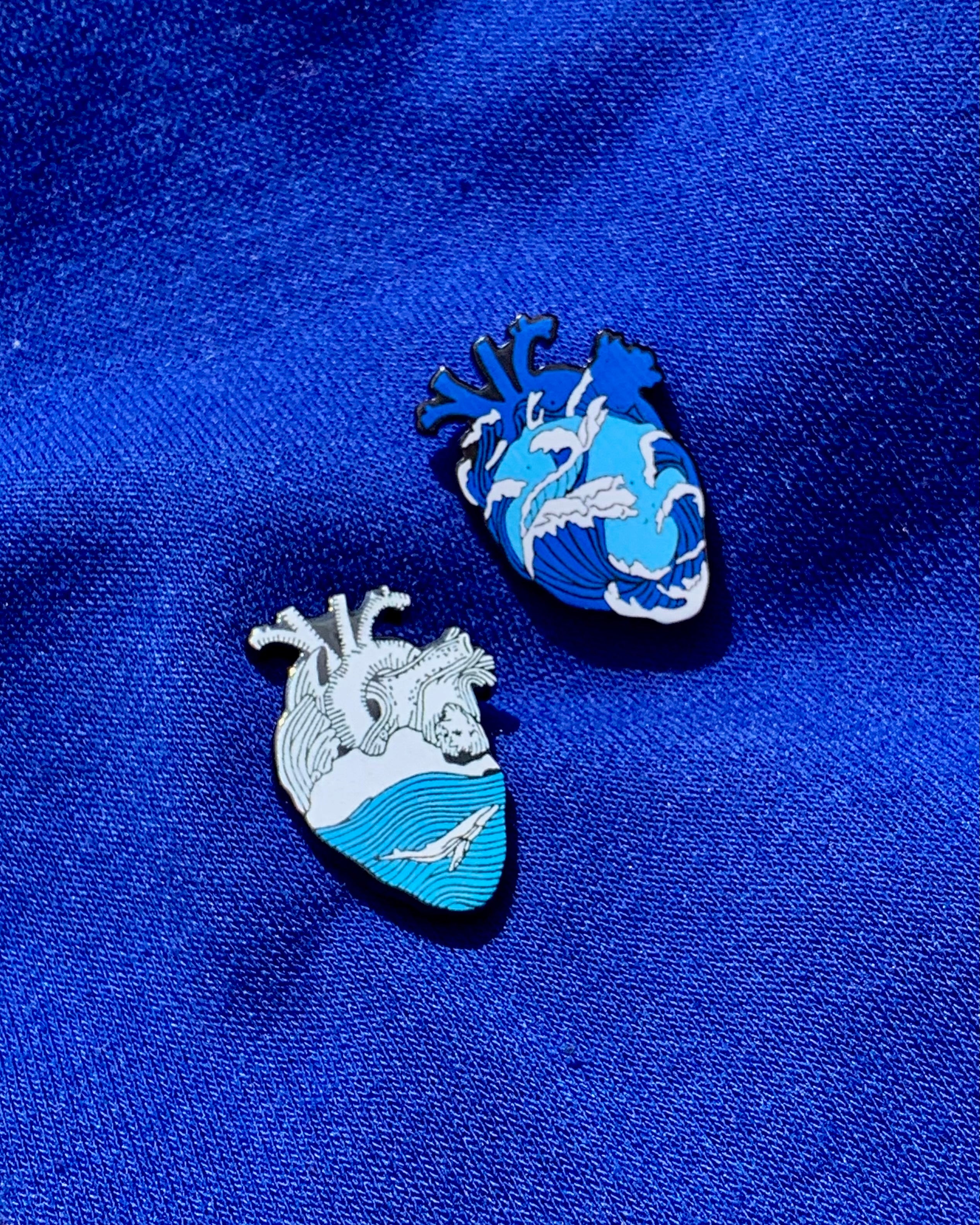 Ocean Heart Pin Collection