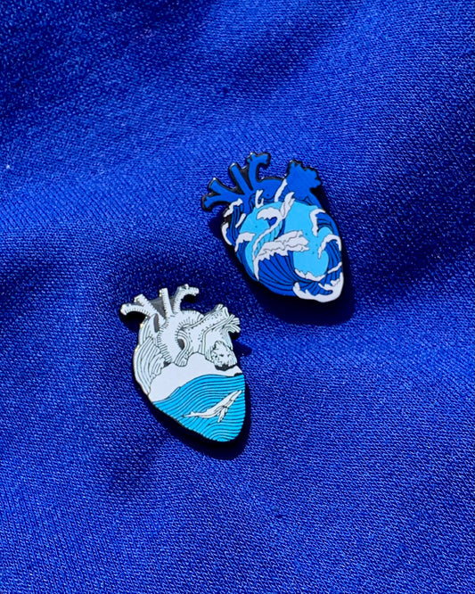 Ocean Heart Pin Collection