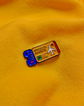 Adventure Awaits Plane Ticket Pin
